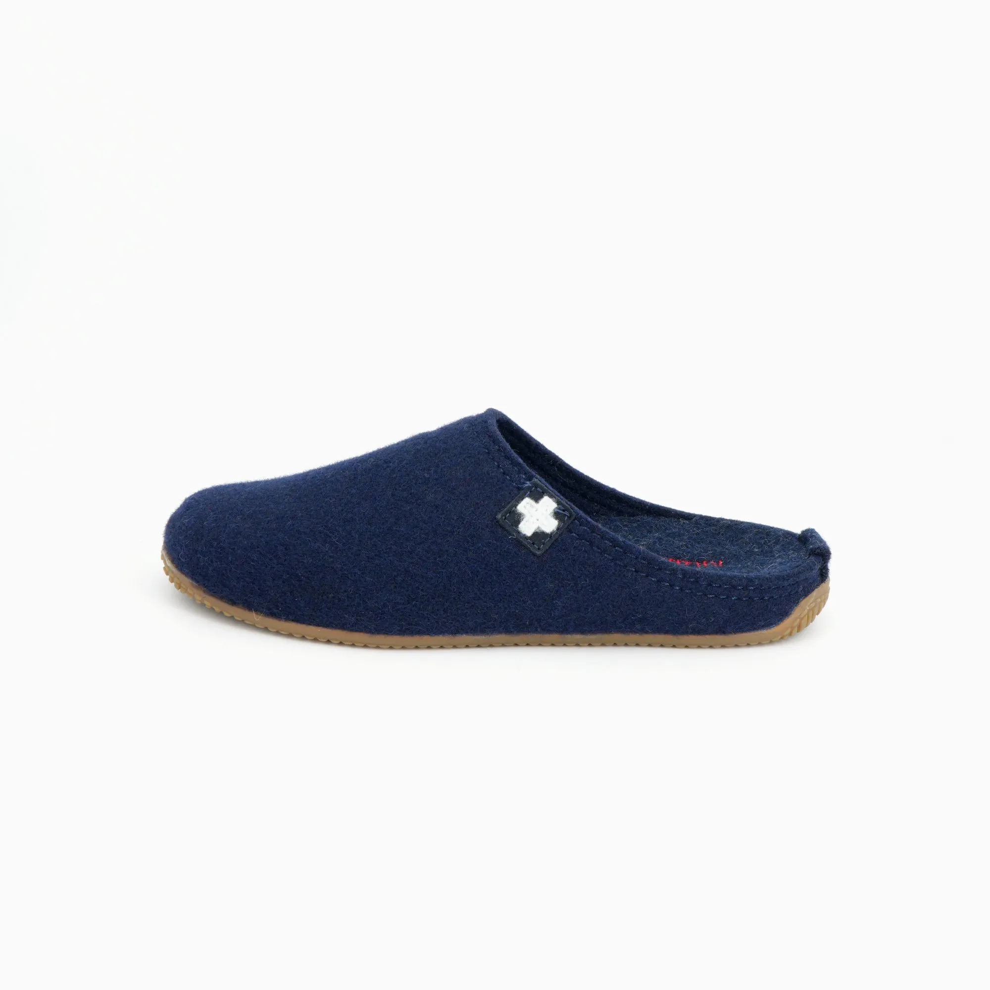 Gipfelkreuz Filz- Pantoffe Pantoffel Filz mit Fußbett