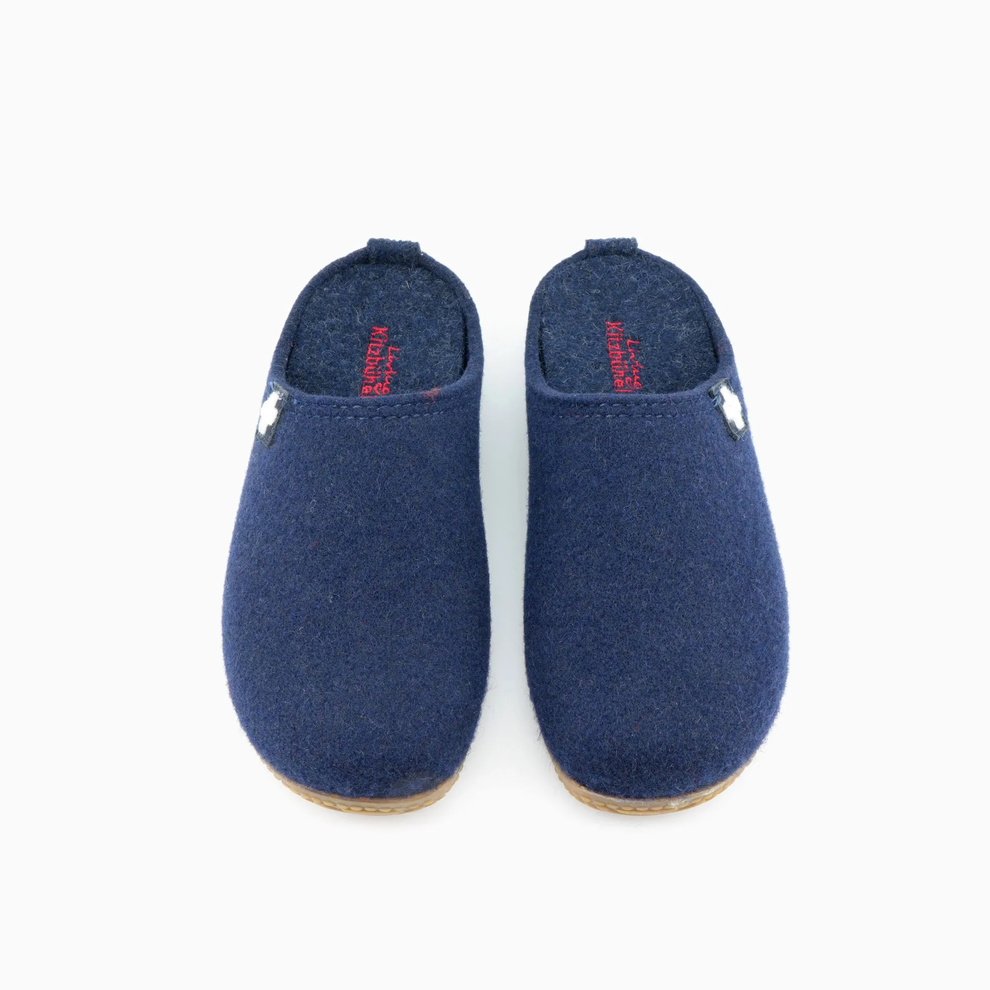 Gipfelkreuz Filz- Pantoffe Pantoffel Filz mit Fußbett