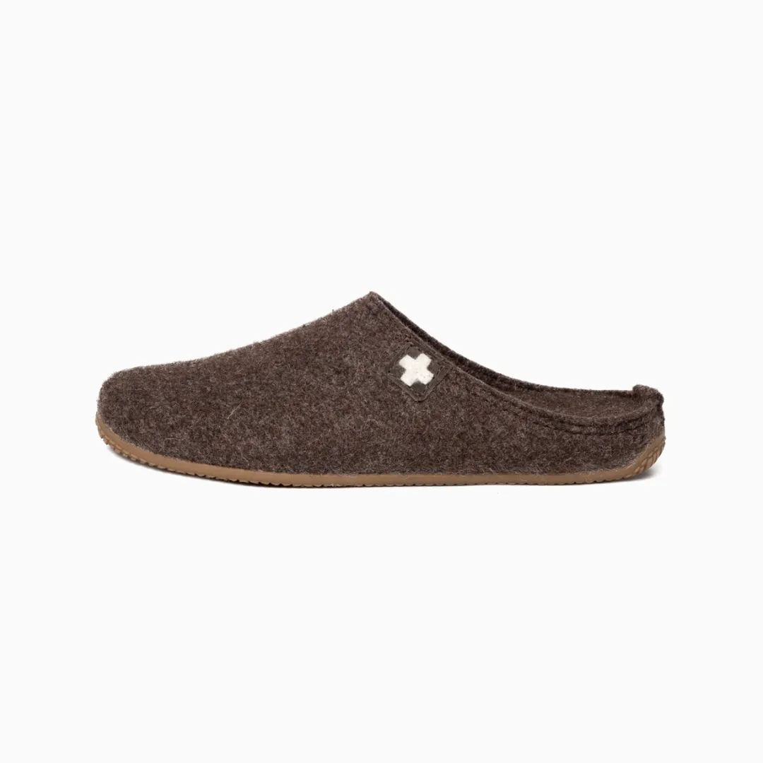 Gipfelkreuz Filz- Pantoffe Pantoffel Filz mit Fußbett
