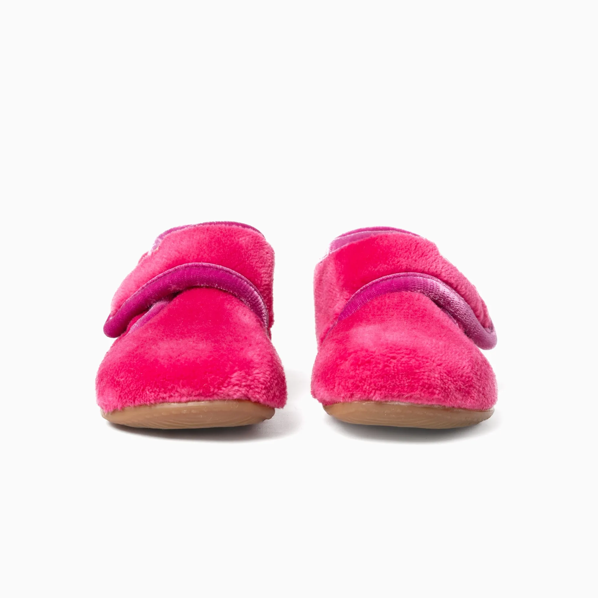 Babyklettschuh Samt unifar