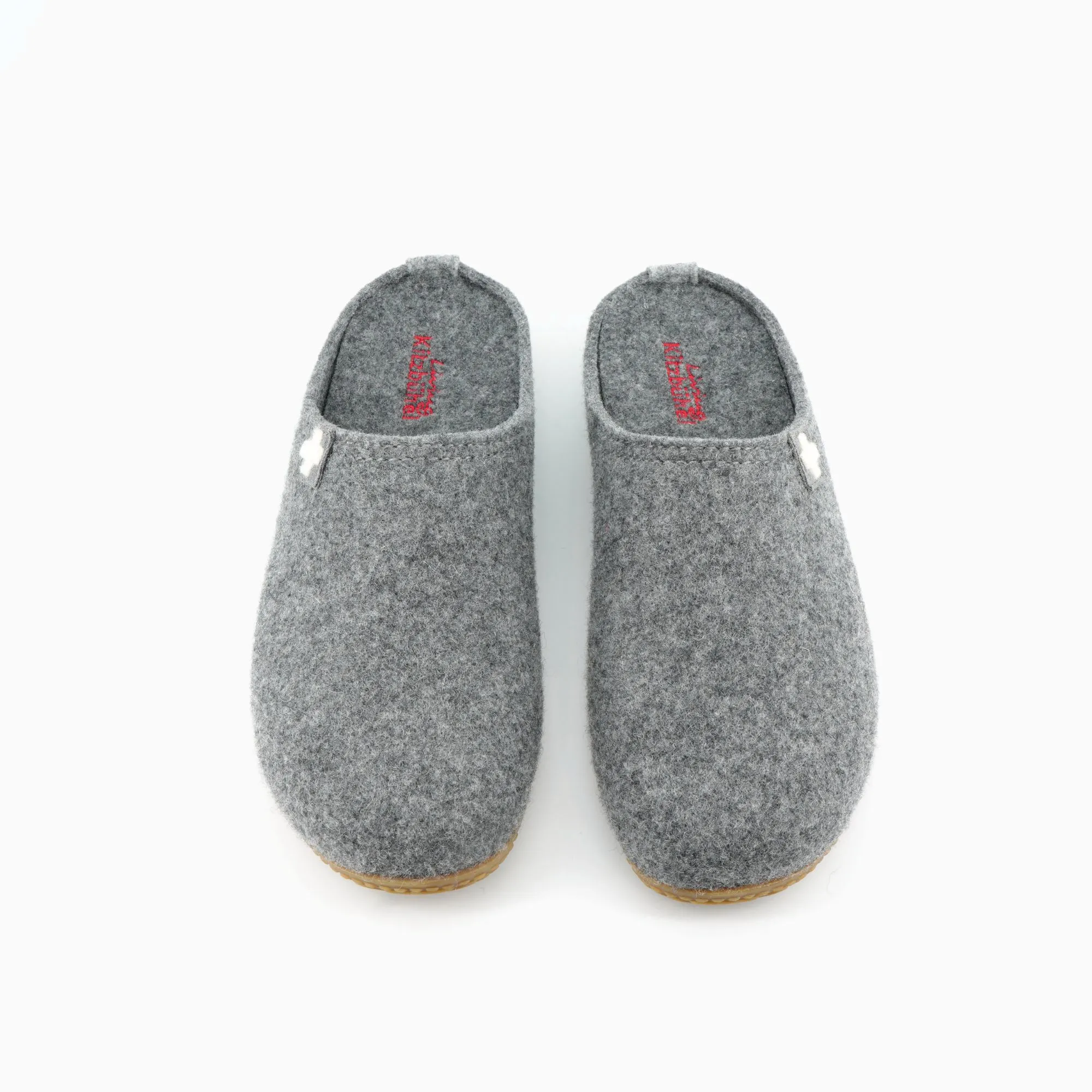 Gipfelkreuz Filz- Pantoffe Pantoffel Filz mit Fußbett