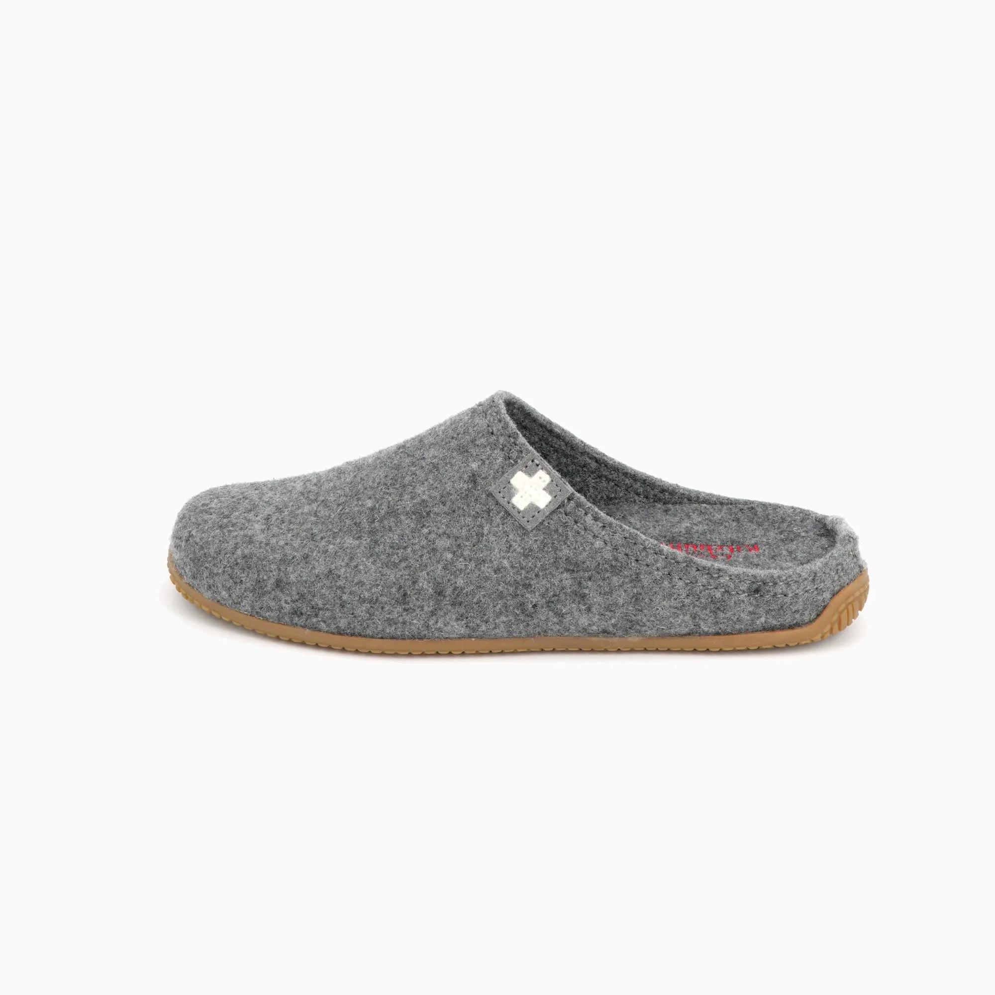 Gipfelkreuz Filz- Pantoffe Pantoffel Filz mit Fußbett