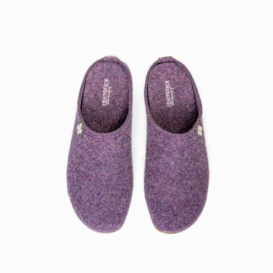 Gipfelkreuz Filzpantoffel  pastel