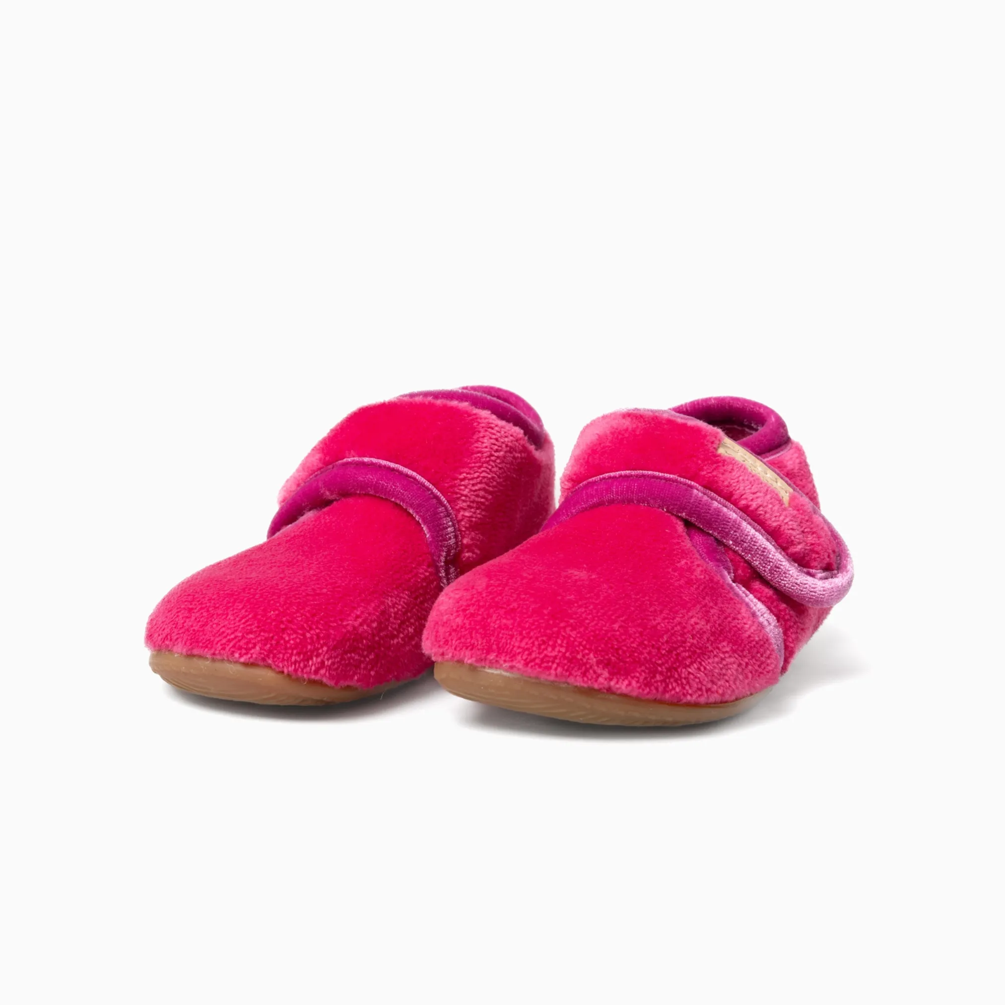 Babyklettschuh Samt unifar
