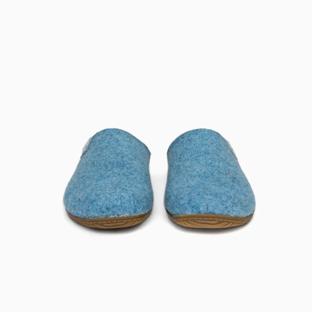 Gipfelkreuz Filzpantoffel  pastel