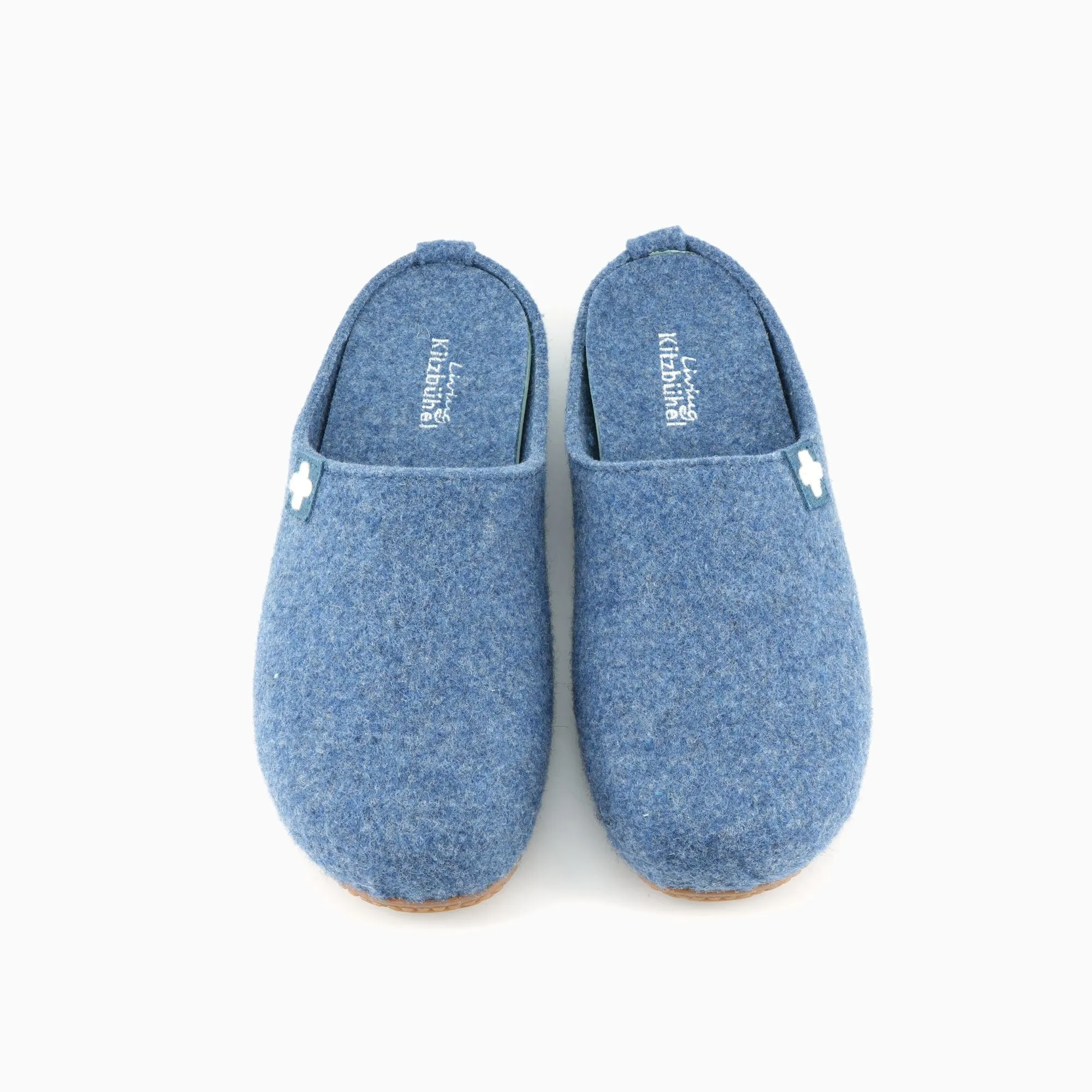Gipfelkreuz Filz- Pantoffe Pantoffel Filz mit Fußbett