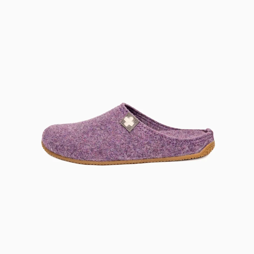 Gipfelkreuz Filzpantoffel  pastel