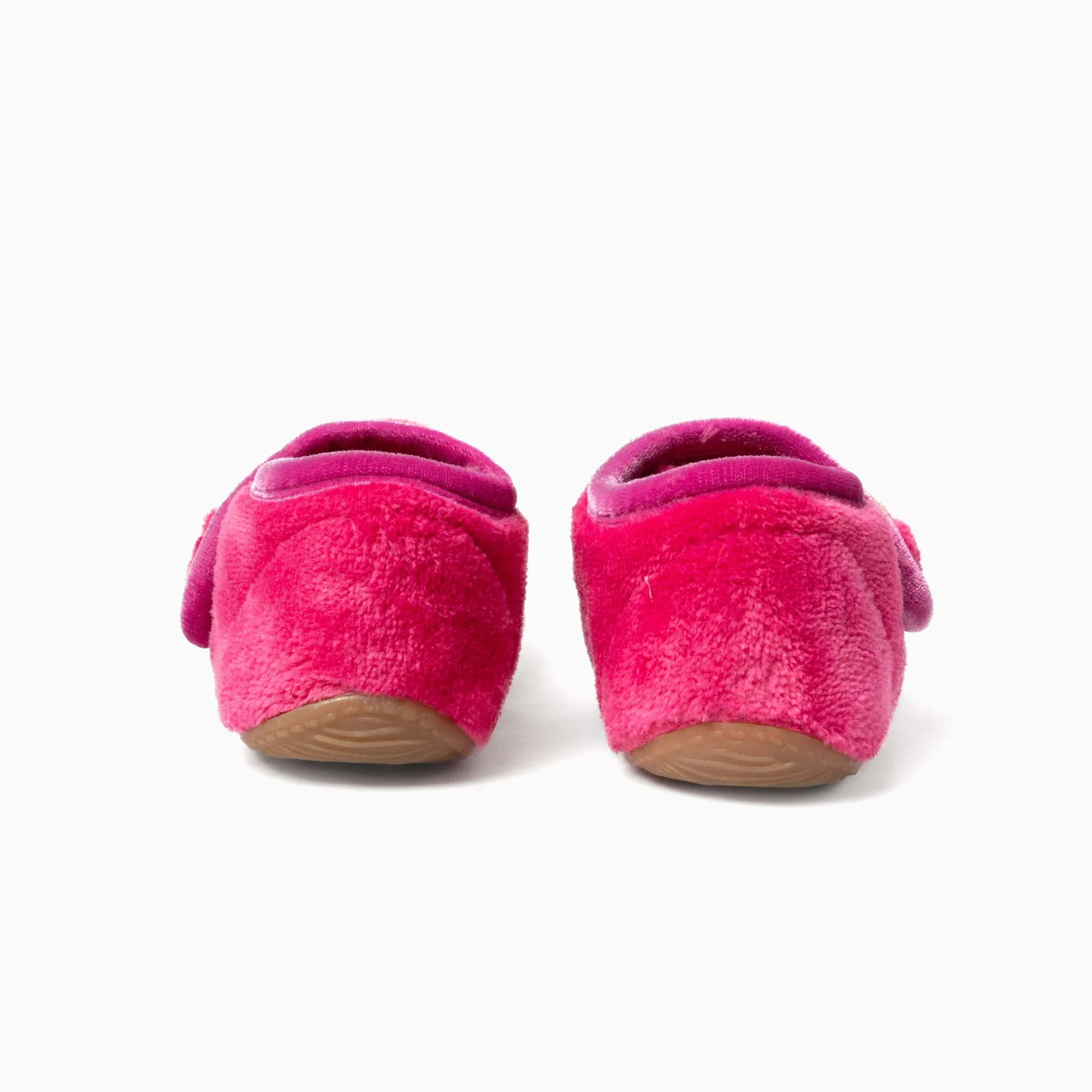 Babyklettschuh Samt unifar