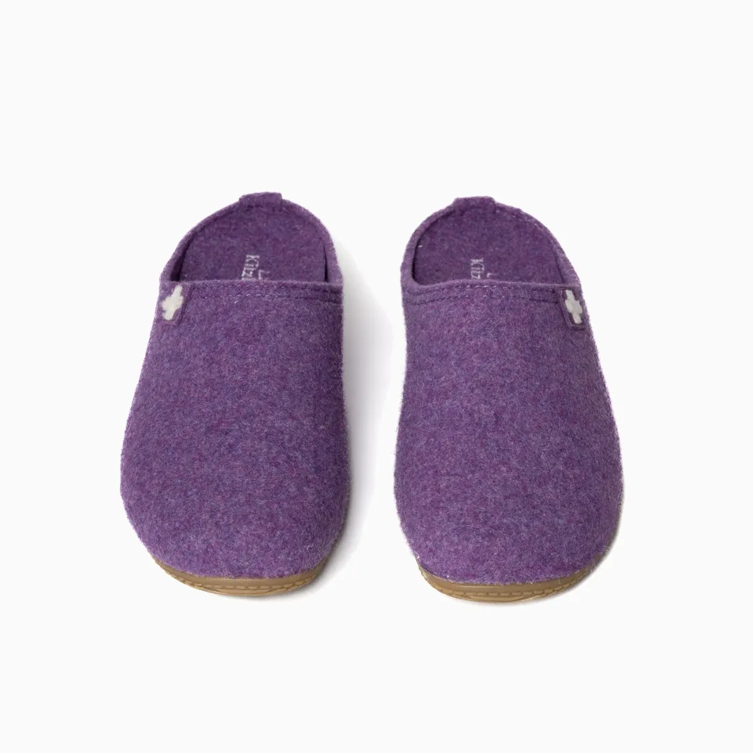Gipfelkreuz Filz- Pantoffe Pantoffel Filz mit Fußbett