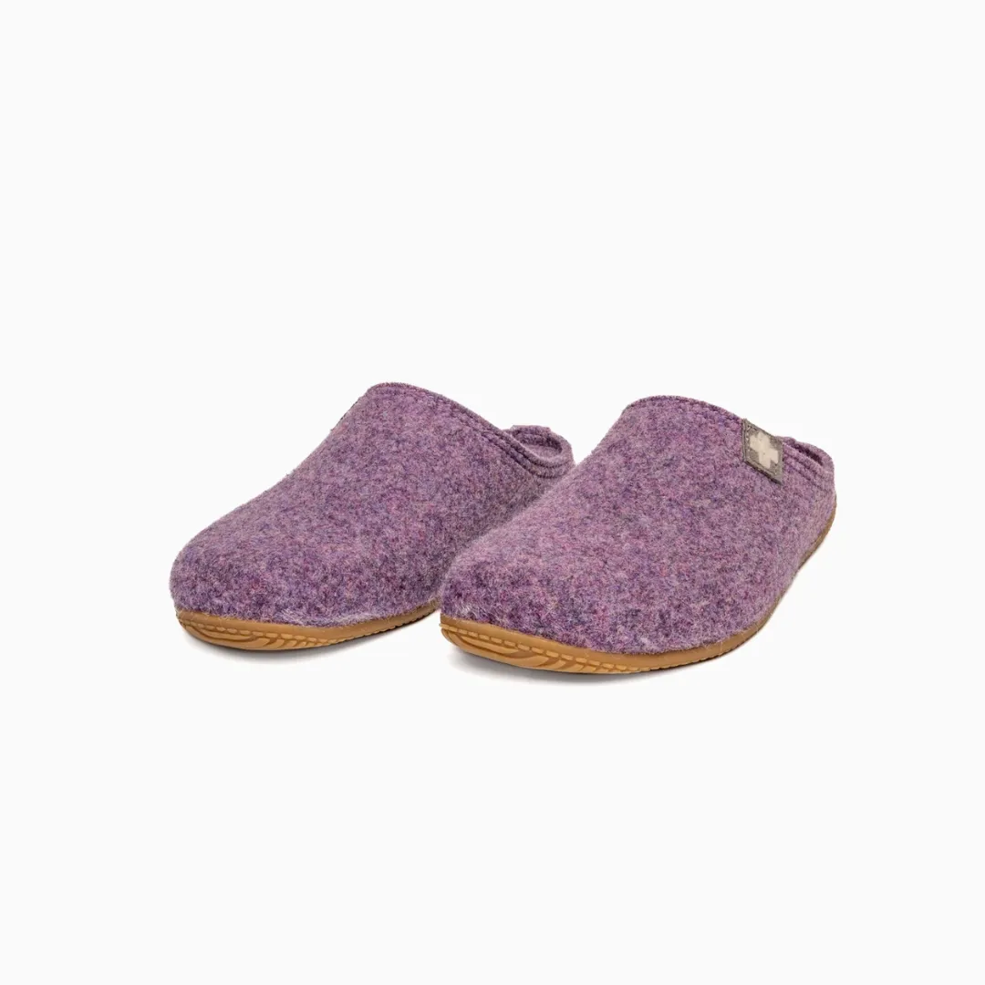 Gipfelkreuz Filzpantoffel  pastel