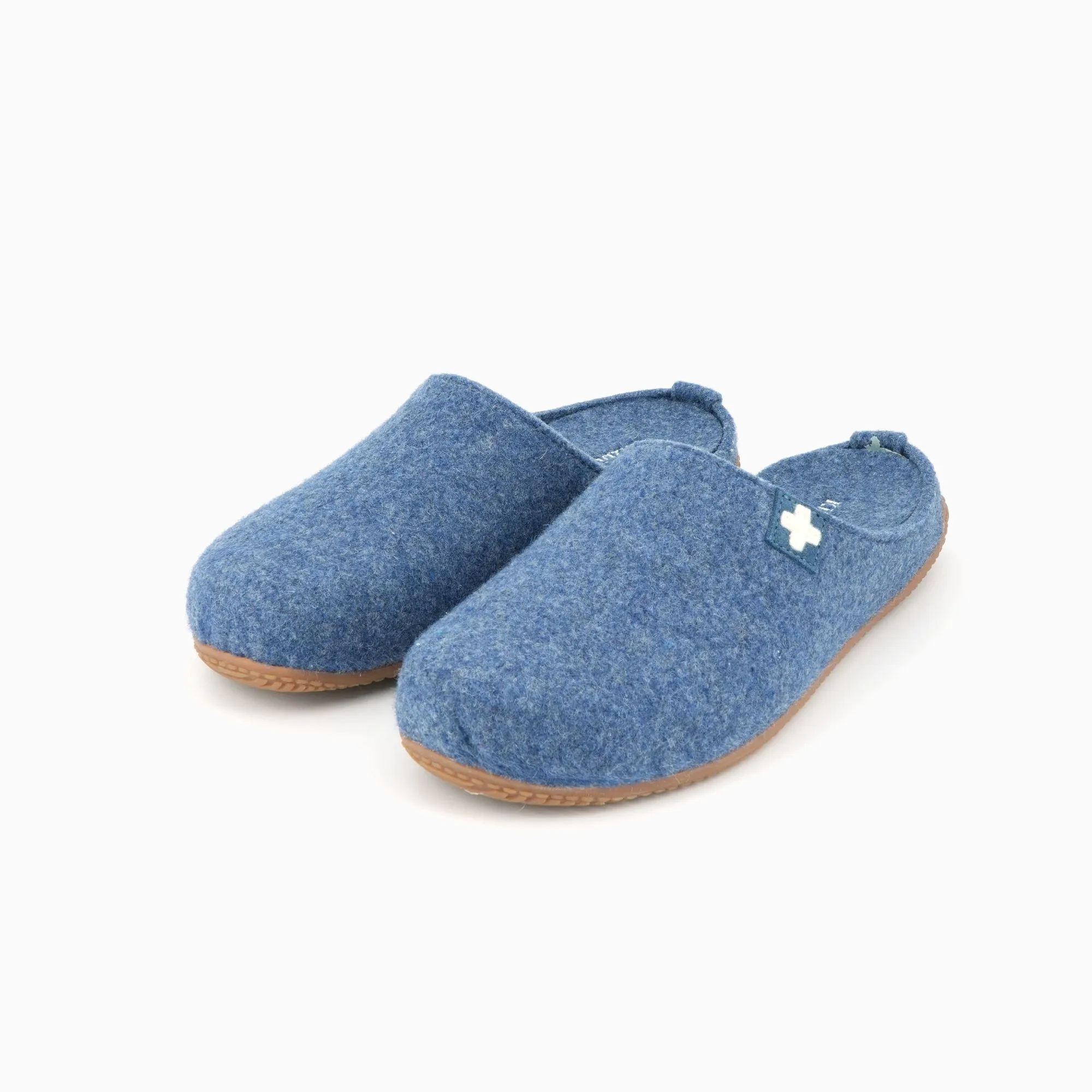 Gipfelkreuz Filz- Pantoffe Pantoffel Filz mit Fußbett