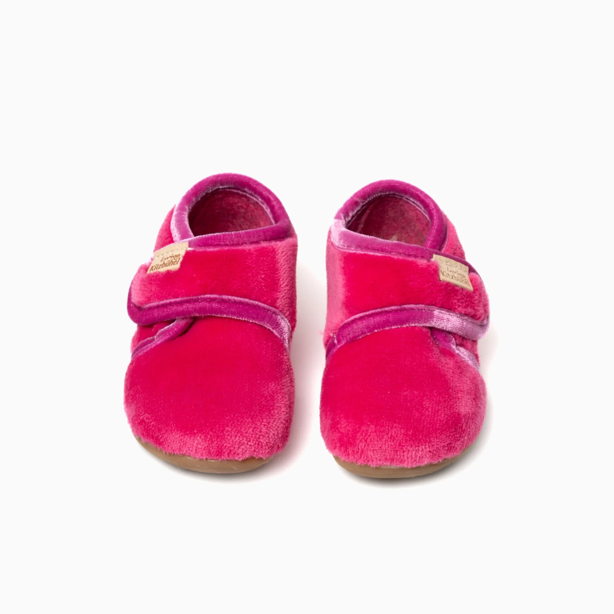 Babyklettschuh Samt unifar