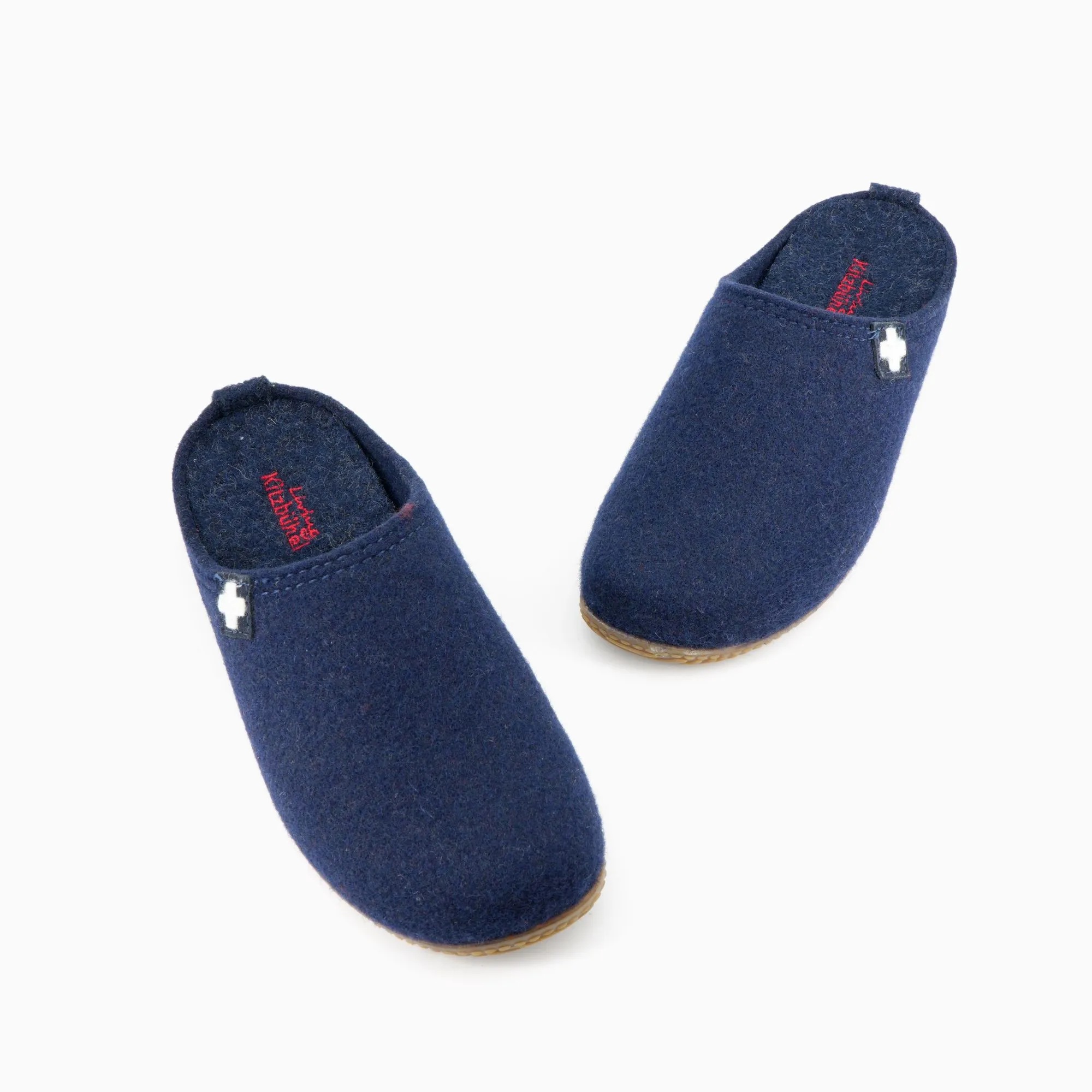 Gipfelkreuz Filz- Pantoffe Pantoffel Filz mit Fußbett