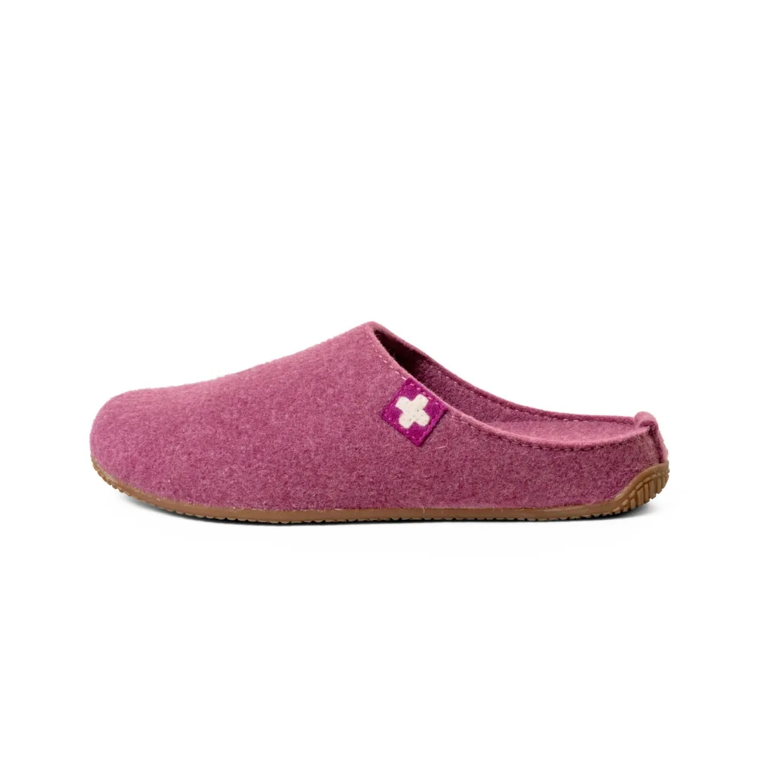 Gipfelkreuz Filzpantoffel  pastel