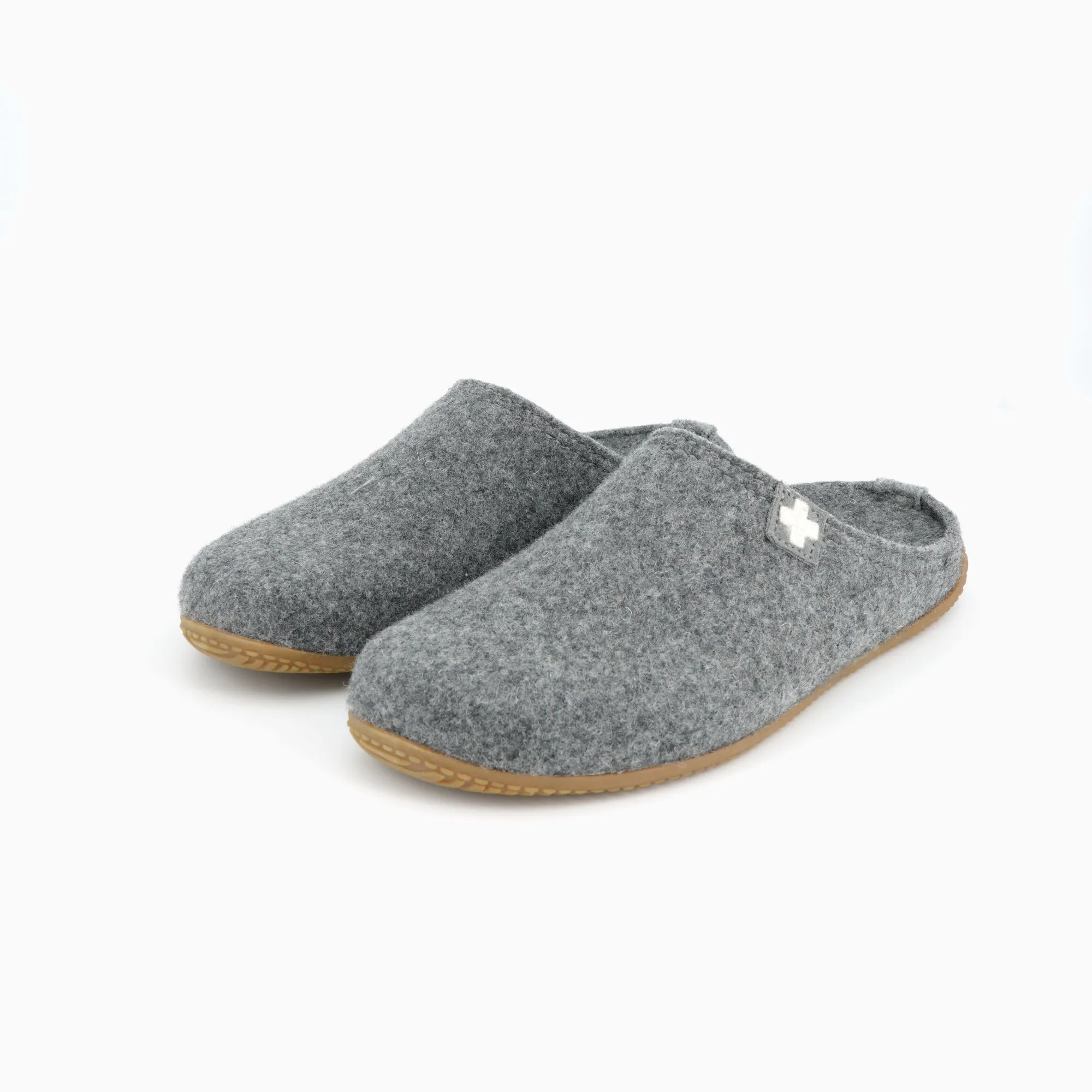 Gipfelkreuz Filz- Pantoffe Pantoffel Filz mit Fußbett