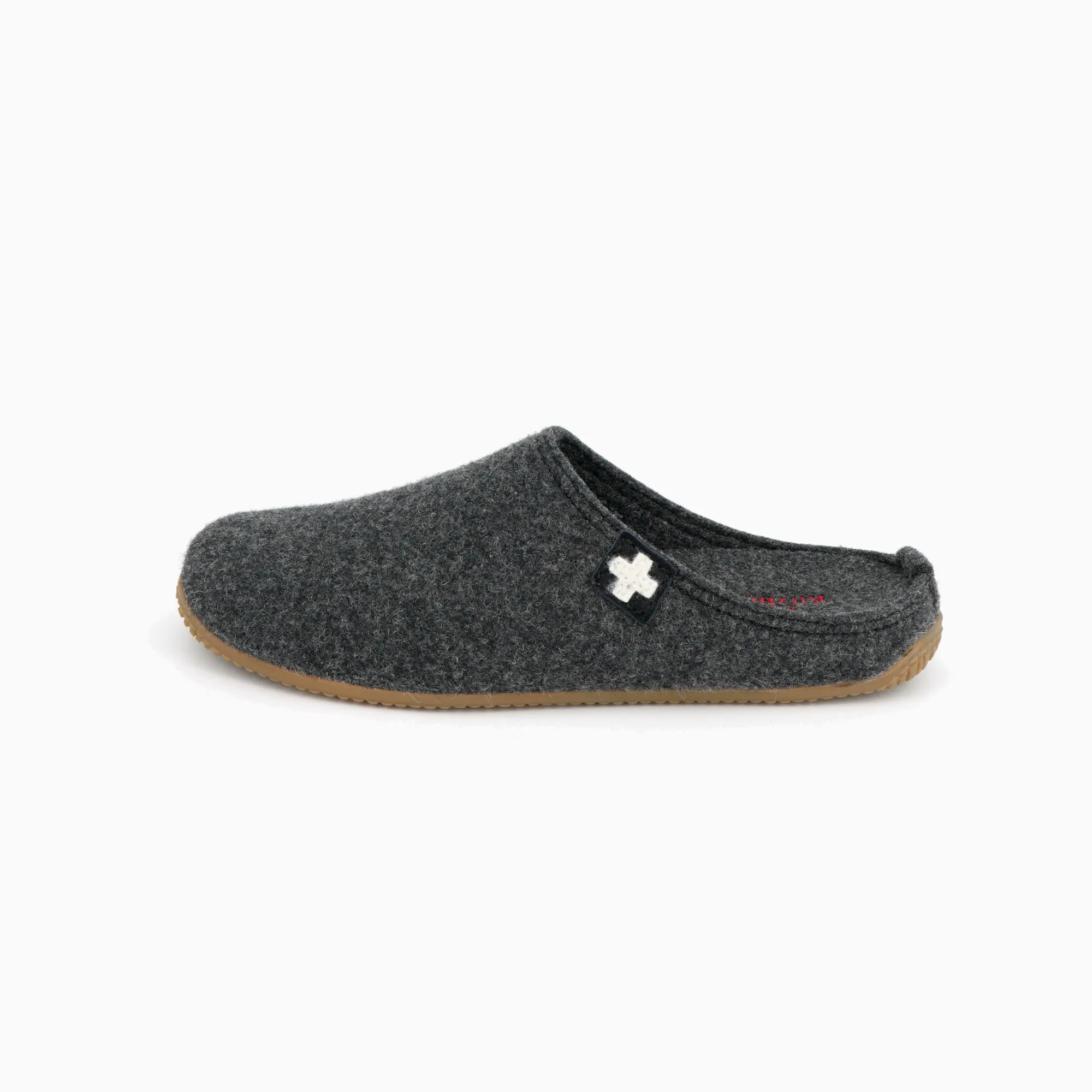 Gipfelkreuz Filz- Pantoffe Pantoffel Filz mit Fußbett