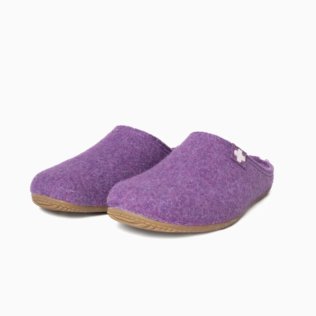 Gipfelkreuz Filz- Pantoffe Pantoffel Filz mit Fußbett