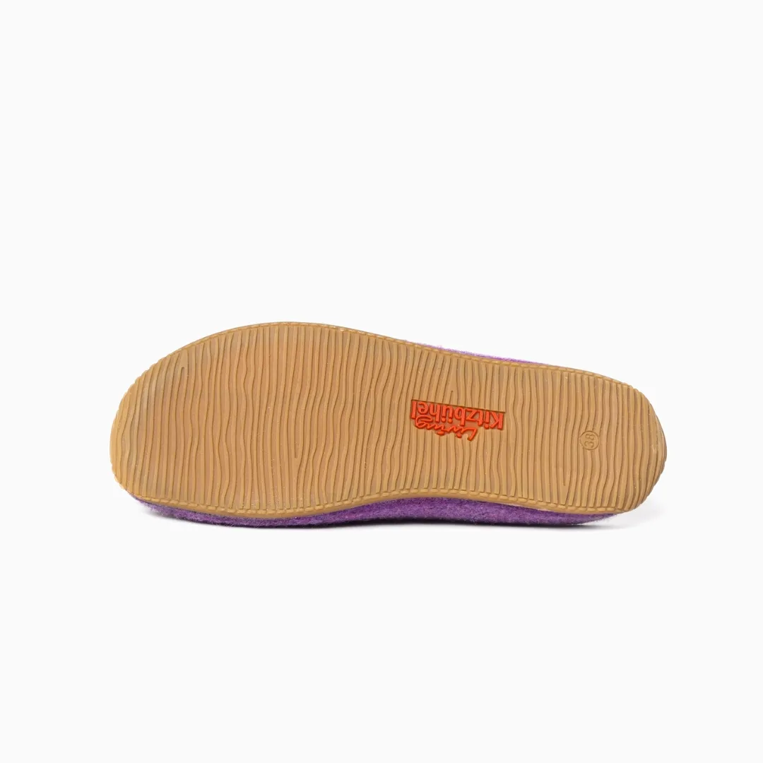 Gipfelkreuz Filz- Pantoffe Pantoffel Filz mit Fußbett