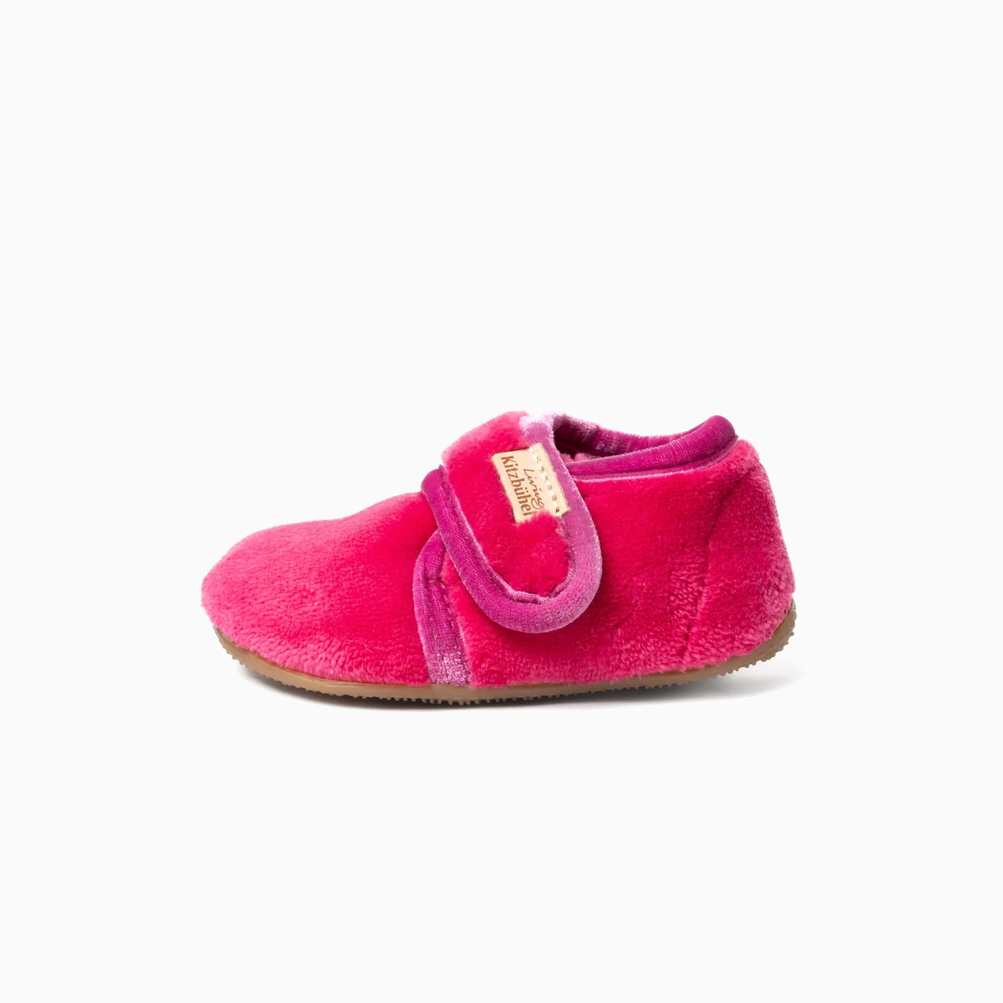 Babyklettschuh Samt unifar