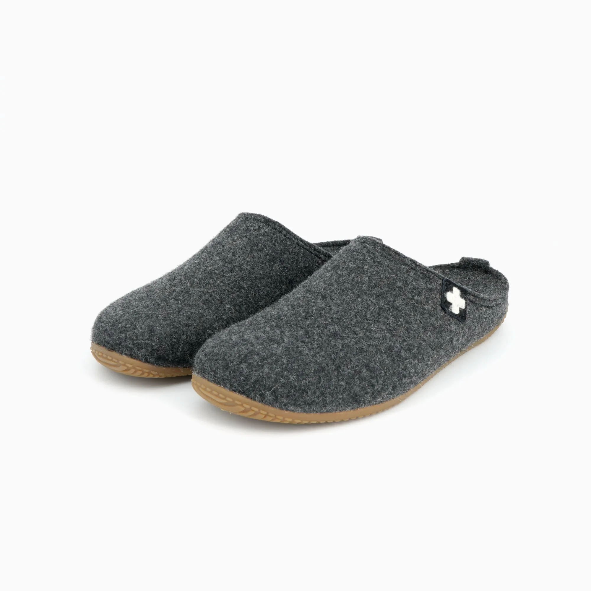 Gipfelkreuz Filz- Pantoffe Pantoffel Filz mit Fußbett