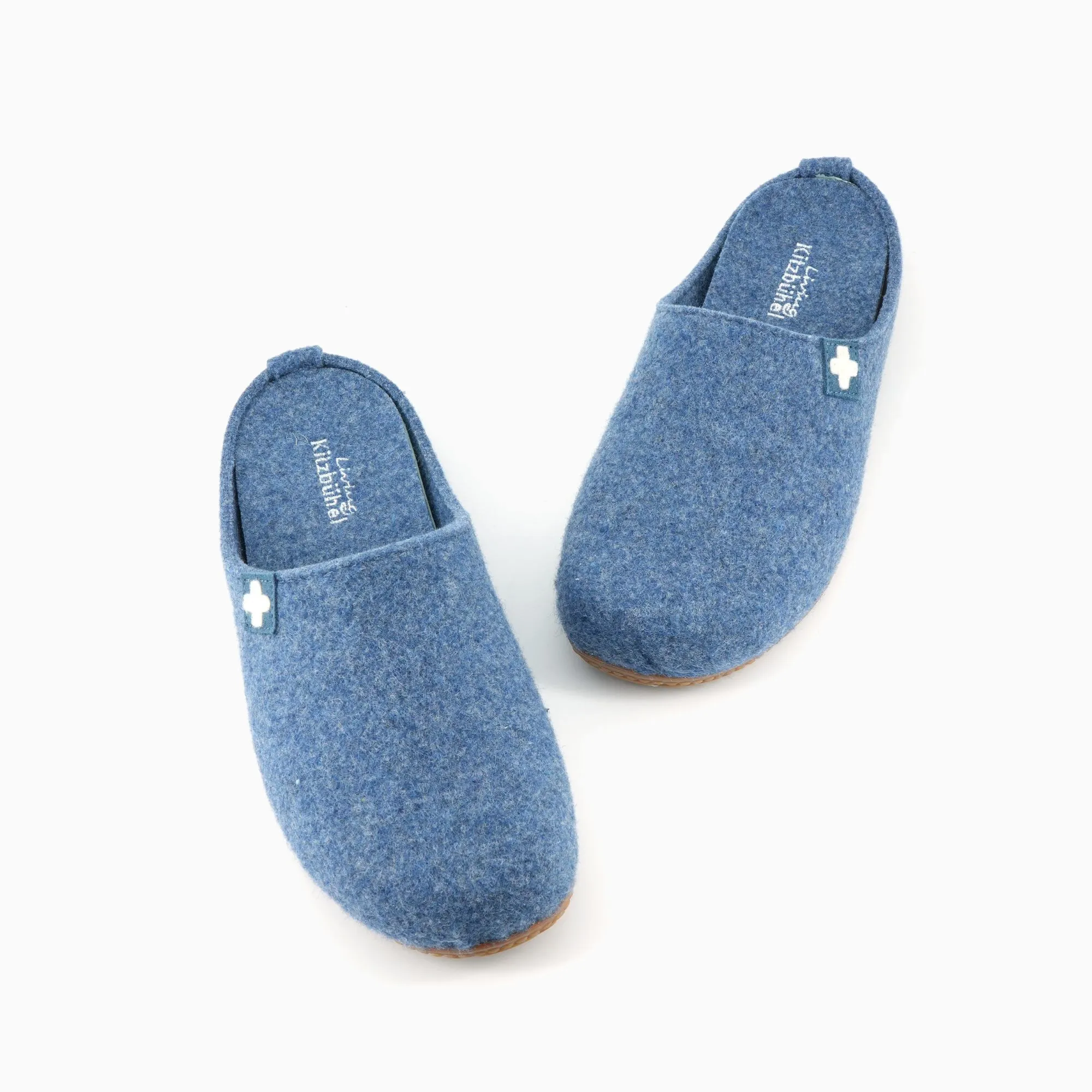 Gipfelkreuz Filz- Pantoffe Pantoffel Filz mit Fußbett